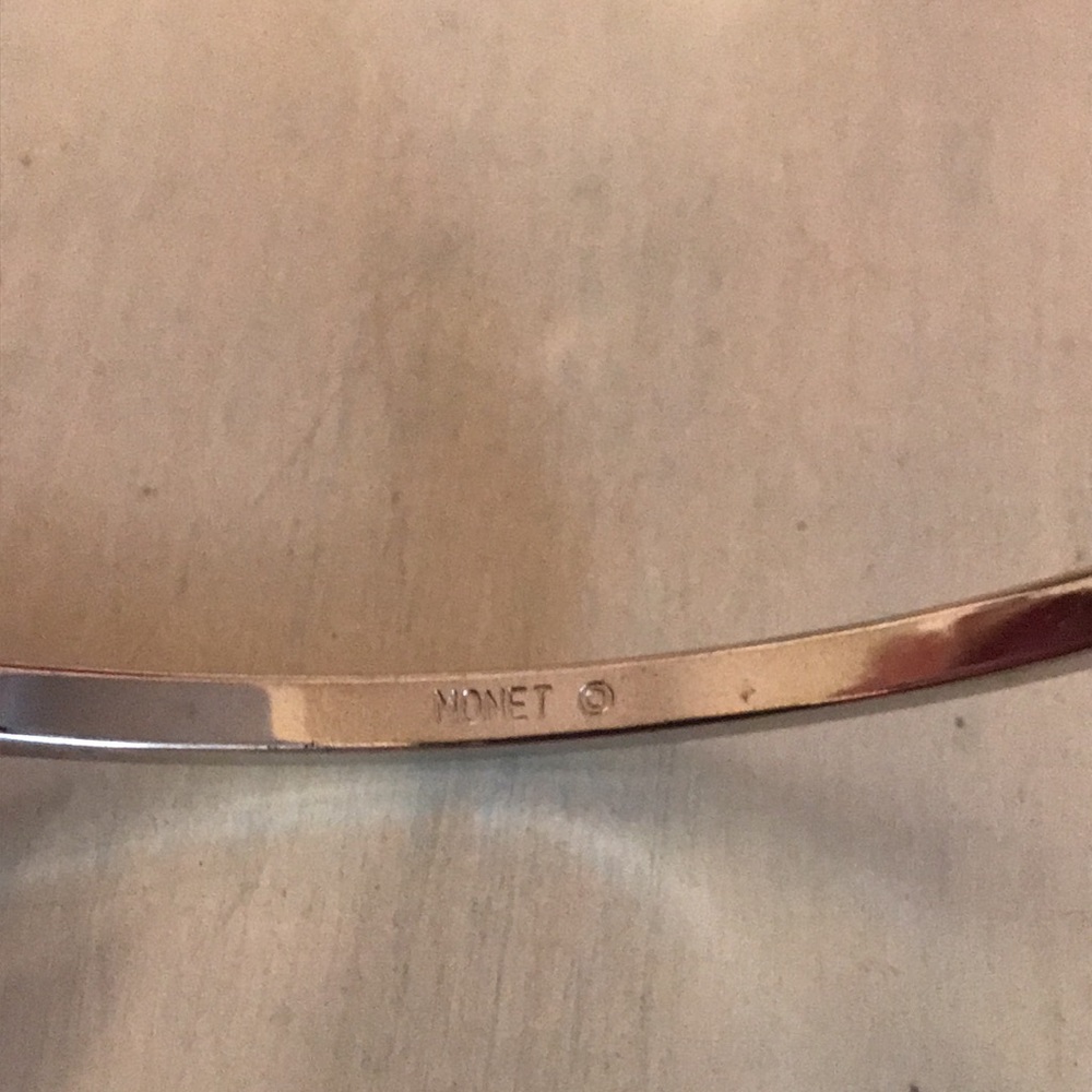 Monet silver bangle 1/4” wide - Picture 4 of 8